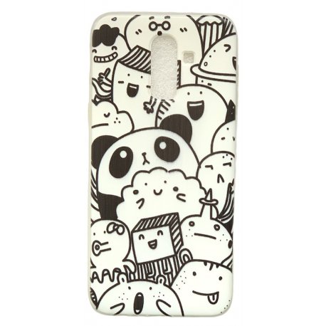 Samsung Galaxy A6 Plus A605 Electroplated Case Panda