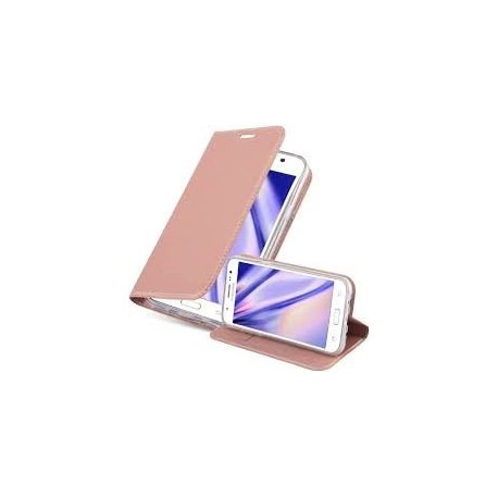 Samsung Galaxy J5 2015 J500 Book Case Magnet RoseGold