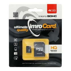 IMRO Memory Micro SD Card 4GB With Adapter