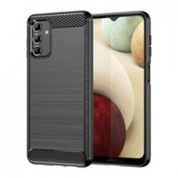 Samsung Galaxy A13 5G A136/ A04S Case Carbon Fiber Design TPU Flexible Soft Black