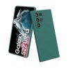 Samsung Galaxy S22 Ultra Silky And Soft Touch Silicone Cover Green