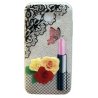 Samsung Galaxy J5 2015 J500 Glitter Case Butterfly Flowers
