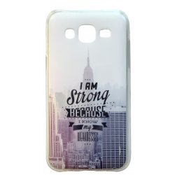 Samsung Galaxy J5 2015 J500 Electroplated Case I am Strong