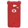 Samsung Galaxy J4 Plus J415 Silcone Case Bear Red