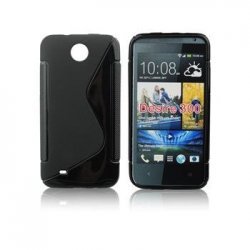 HTC Desire 300 Silicone Case Black
