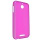 LG G3 Mini Silicone Case Transperant Hot Pink