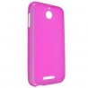 LG G3 Mini Silicone Case Transperant Hot Pink