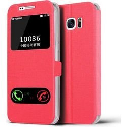 LG K8 2016 Book Case S-View Red