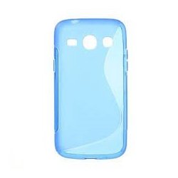 Samsung Galaxy Core Plus G350 Silicone Case Transperant Blue