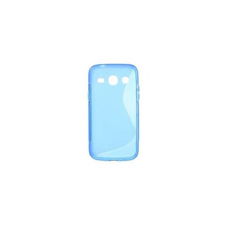 Samsung Galaxy Core Plus G350 Silicone Case Transperant Blue