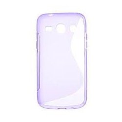Samsung Galaxy Core 2 G355h Silicone Case Transperant Matte Purple