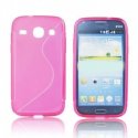 Samsung Galaxy Young 2 G130 Silicone Case Transperant Hot Pink