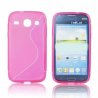 Samsung Galaxy Young 2 G130 Silicone Case Transperant Hot Pink