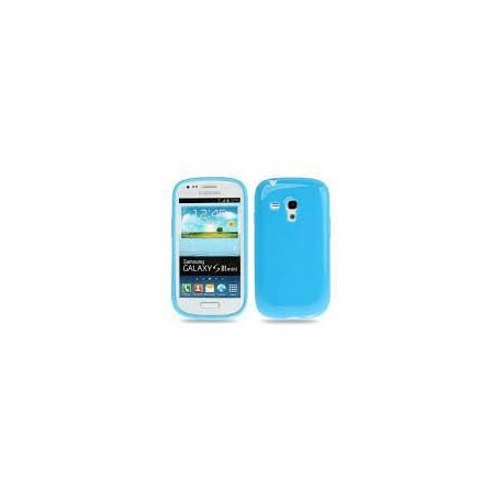 Samsung Galaxy S3 Mini i8190 Silicone Case Light Blue