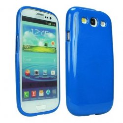 Samsung Galaxy S3 Mini i8190 Silicone Case Blue