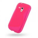 Samsung Galaxy S3 Mini i8190 Silicone Case Transperant Hot Pink
