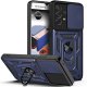 Samsung Galaxy A53 5G A536 Hybrid Shockproof Armor Case with Stand Metal Ring Blue