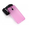 Huawei Υ6 2018 Silicone Case Transperant Hot Pink