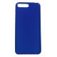 Huawei Y6 2018 Silky And Soft Touch Finish Silicone Case Blue