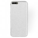 Huawei Y6 2018 Glitter Case Silver