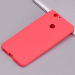 Huawei Honor 6A/6C/Nova Smart Silicone Case Red Transperant