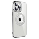 IPhone 13 Pro Max Plate Glitter Case Silver
