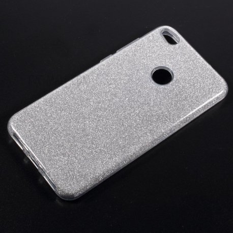 Huawei P10 Lite Glitter Case Silver