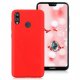 Huawei P20 Lite Silky And Soft Touch Silicone Cover Red