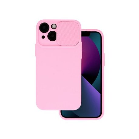 IPhone 11 Silicone Case Sliding Protection Camera Lens Window Pink