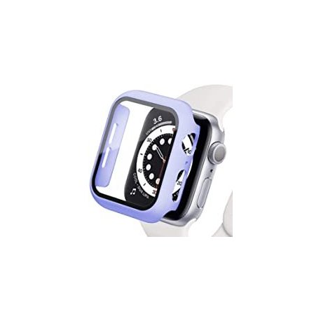 Apple Watch 45mm Tempered Glass Case Purple