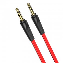 Borofone BL6 High Fidelity 3.5mm AUX Audio Cable 2m Red