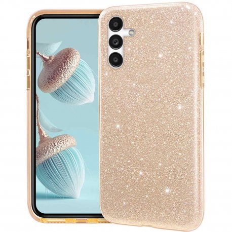 Samsung Galaxy A54 A546 5G Glitter Case Gold