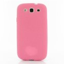 Samsung Galaxy S3 Silicone Case Transperant Matte Pink