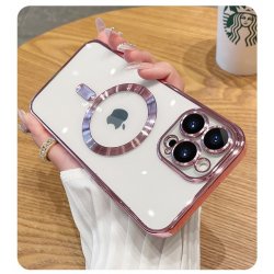 IPhone 14 Luxury MagSafe Case RoseGold