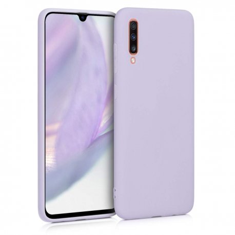 Samsung Galaxy A70 A705 Silicone Case Lila