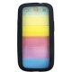 Samsung Galaxy S3 Silicone Case Colorful Black