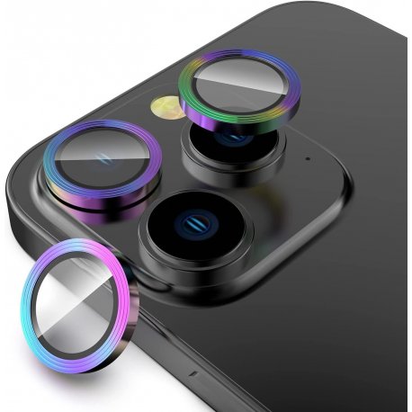 IPhone 14/14 Plus Ring Camera Protective Tempered Glass Multicolor