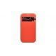 Samsung Galaxy S4 i9500 / i9505 Book Case S-View Orange