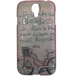 Samsung Galaxy S4 i9500 / i9505 Electroplated Case Bicycle