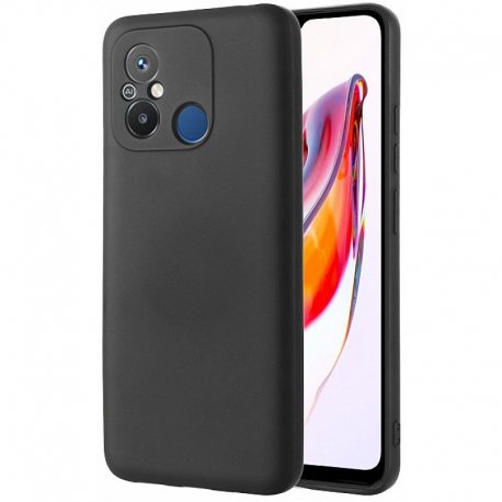 Xiaomi Redmi 12C/11A Silicone Case Full Camera Protection Black