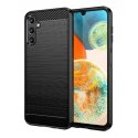 Samsung Galaxy A54 5G A546 Case Carbon Fiber Design TPU Flexible Soft Black