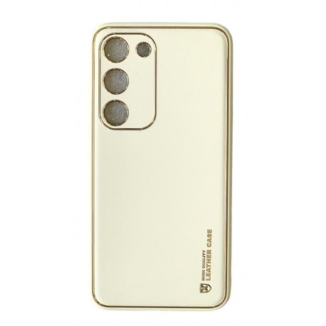 Samsung Galaxy S23 S911 Leather Case White