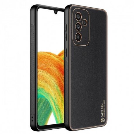 Samsung Galaxy S23 Plus S916 Leather Case Black