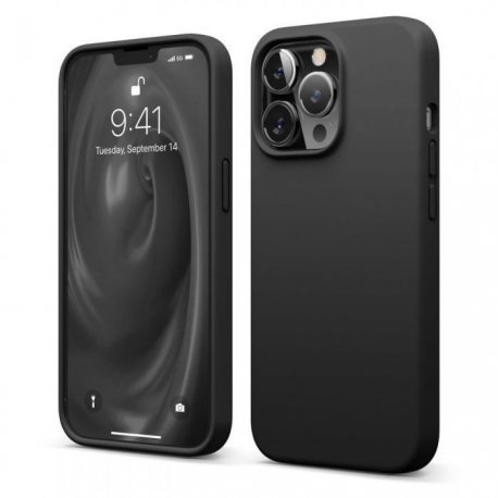 IPhone 13 Pro Max Silicone Oem Case LO Black