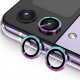 Samsung Galaxy Z Flip 4 F721 Ring Camera Protective Tempered Glass Multicolor