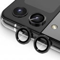 Samsung Galaxy Z Flip 4 F721 Ring Camera Protective Tempered Glass Black