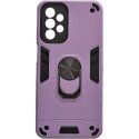 Samsung Galaxy A53 5G A536 Hybrid Shockproof Armor Case with Stand Metal Ring Lila