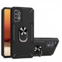 Samsung Galaxy A53 5G A536 Hybrid Shockproof Armor Case with Stand Metal Ring Black