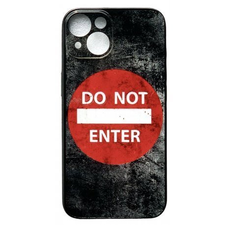 IPhone 14 Pro Max Electroplated Case Do Not Enter