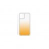 IPhone 14 Pro Shaded Effect Clear Silicone Case With Rhinestones Yellow